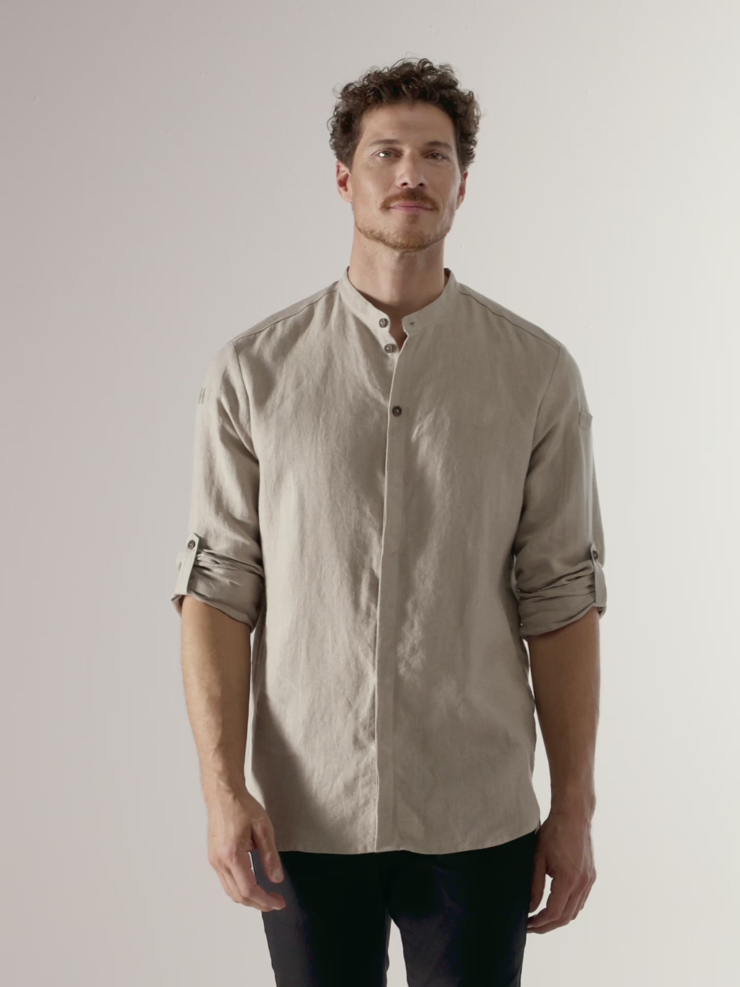 Chef Jacket Men | Chavi Flax Grey | Le Nouveau Chef