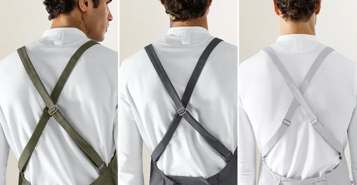 What is a cross back apron and why wear one?