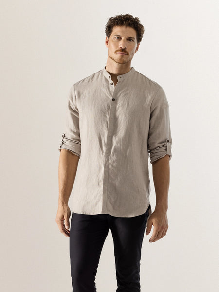 Chef Jacket Men | Chavi Flax Grey | Le Nouveau Chef
