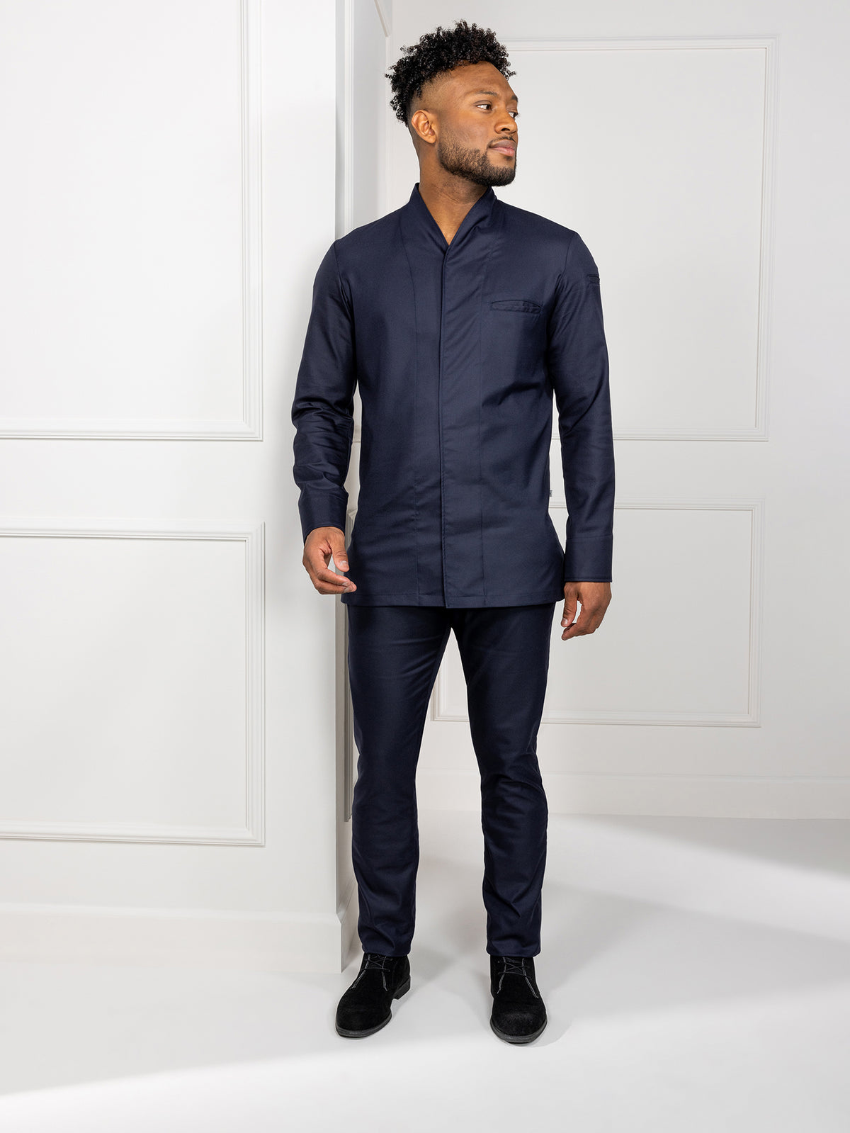 Chef Jacket Savio Deep Blue Le Nouveau Chef