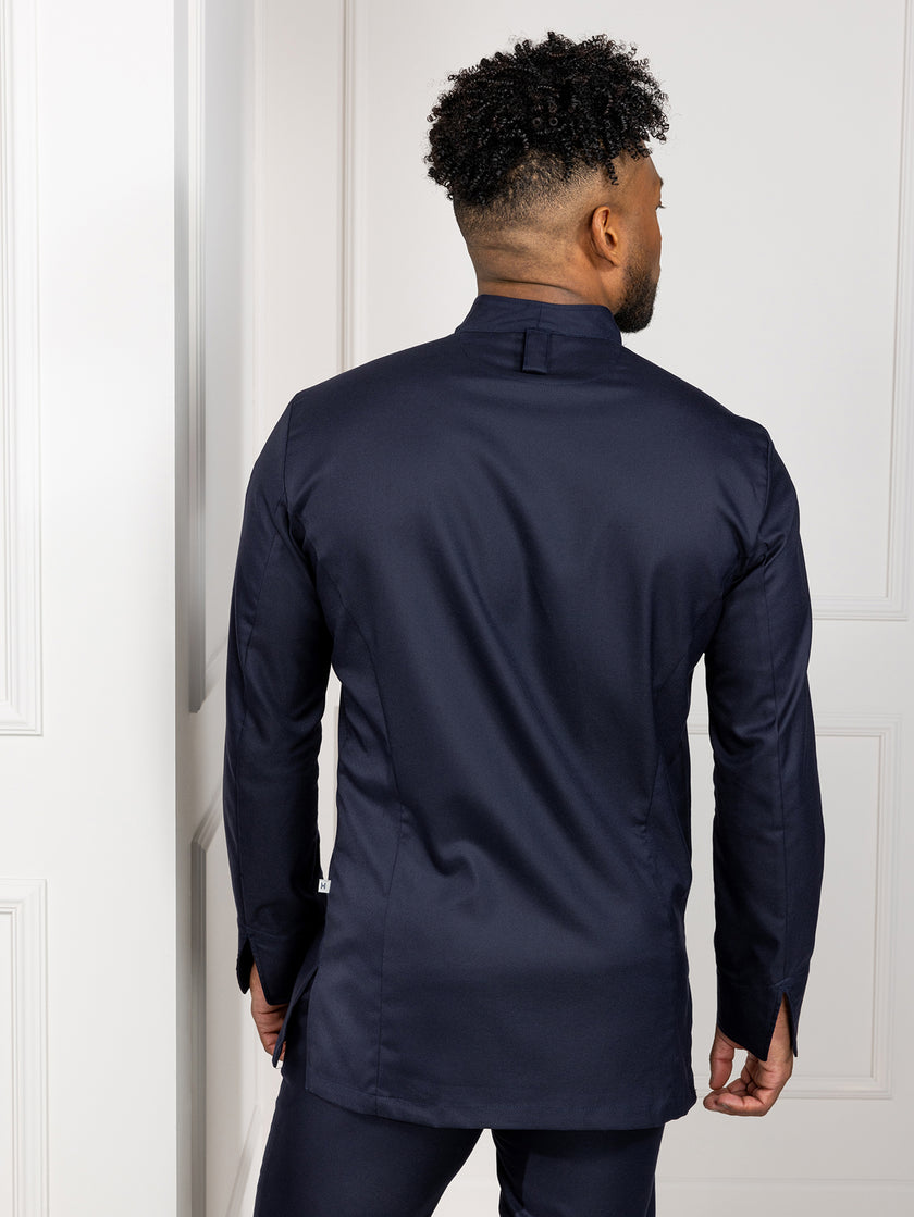 Chef Jacket Savio Deep Blue Le Nouveau Chef