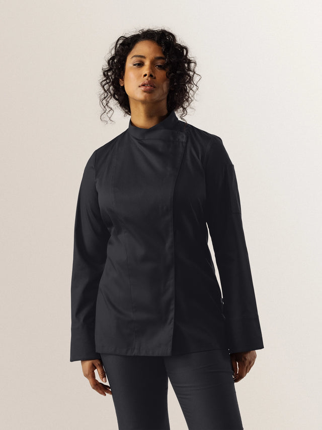 Chef Jacket Arlette Black Le Nouveau Chef