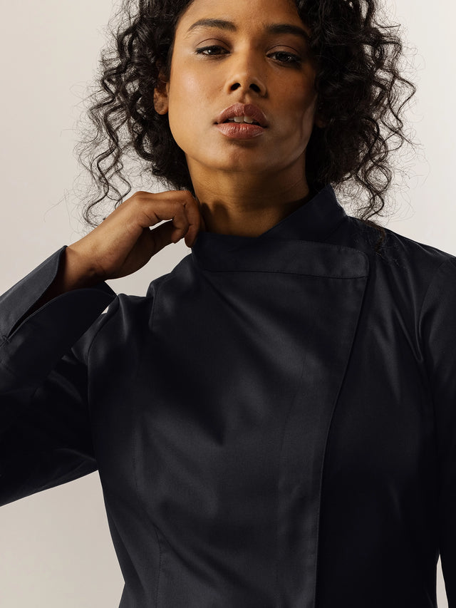 Chef Jacket Arlette Black Le Nouveau Chef