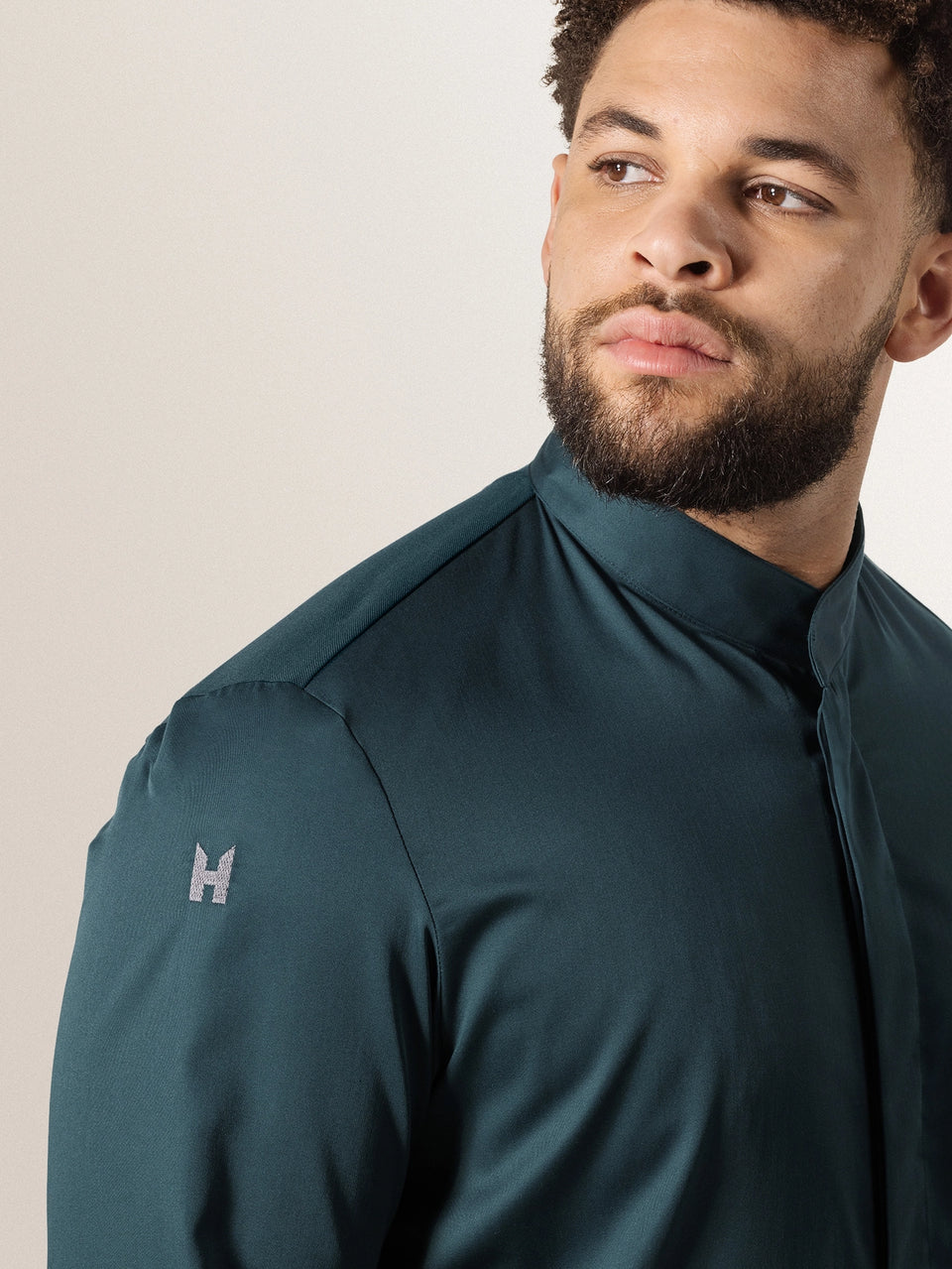 Veste De Cuisinier Homme - Manches Longues Coton/polyester - Pour Restaurant, Boulangerie, Hôtel