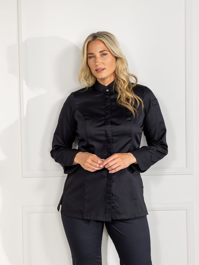 Chef Jacket Venus Black Le Nouveau Chef