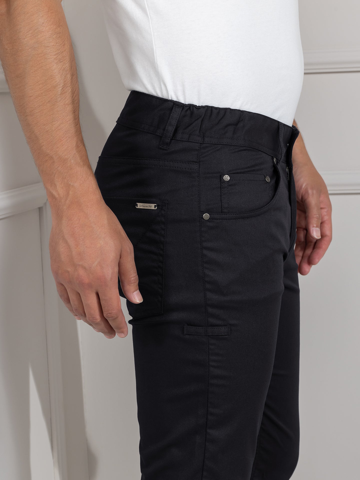 Pants ROC Plant Based Oregon Black Le Nouveau Chef