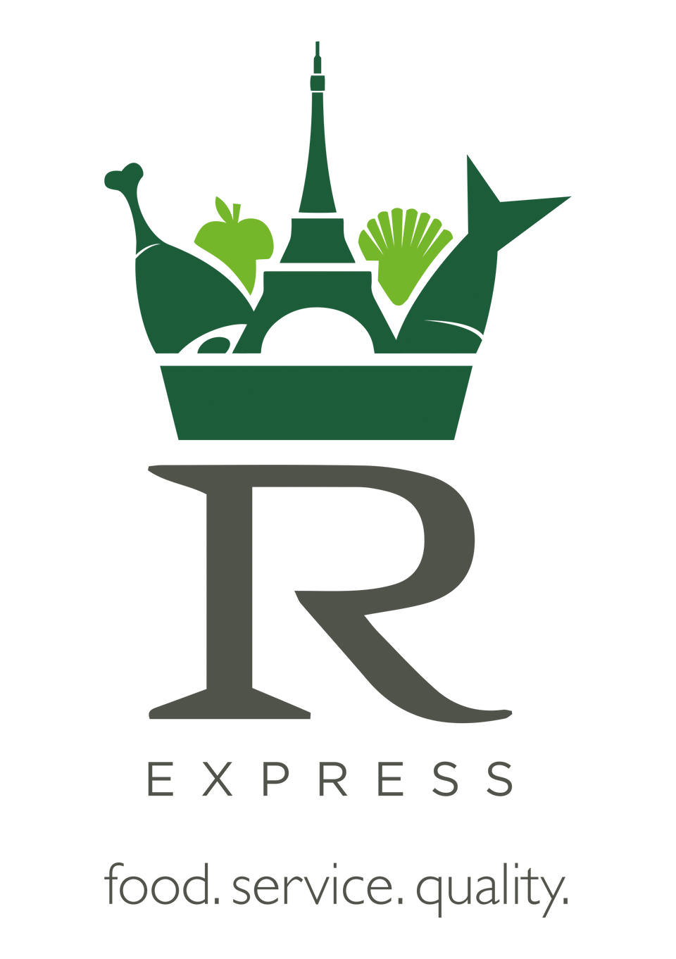 Logo 2023 04 Logo R express food.service.quality - D · Rechtermouw