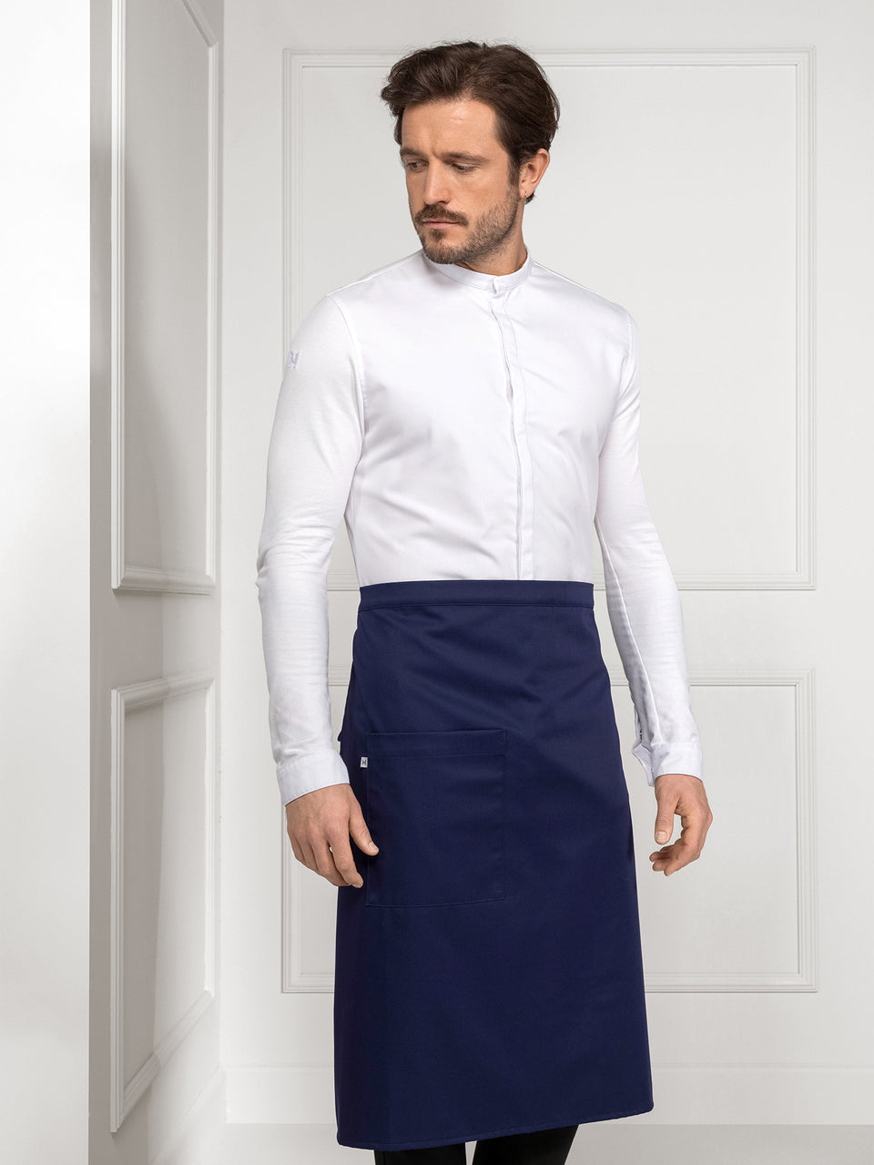 Bib Apron Phoenix Patriot Blue Le Nouveau Chef