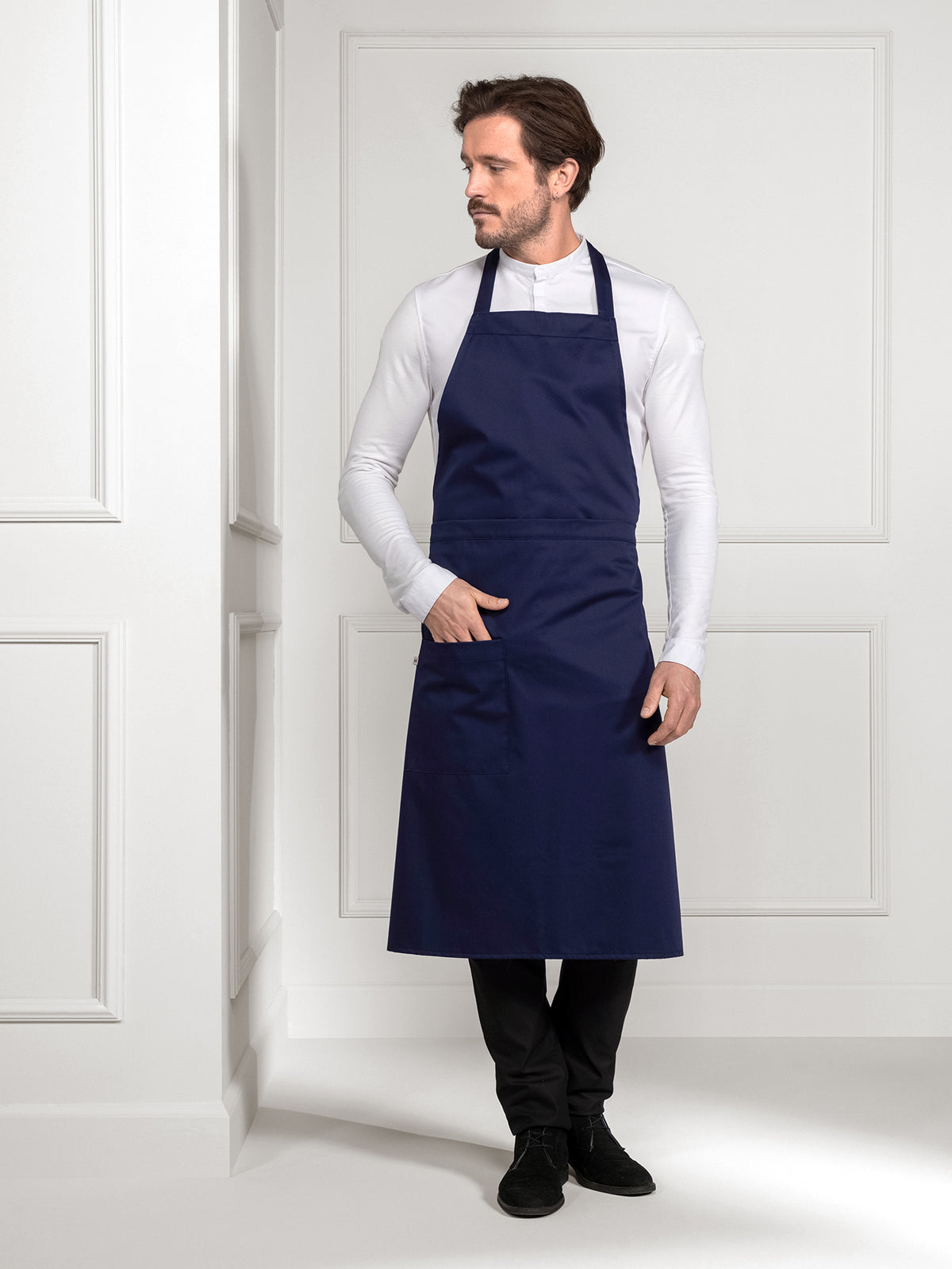 Bib Apron Phoenix Patriot Blue Le Nouveau Chef