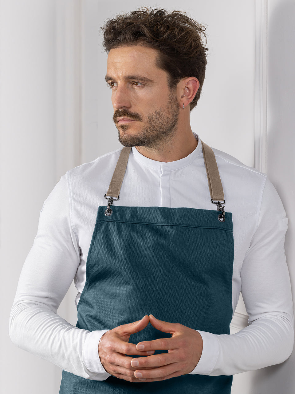 Bib Apron Davos Petrol Le Nouveau Chef