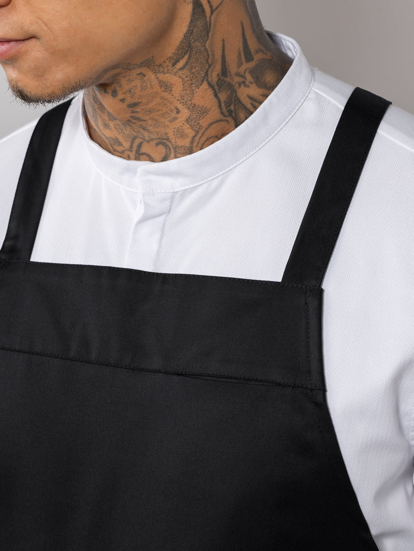 Bib Apron Eden Black Le Nouveau Chef