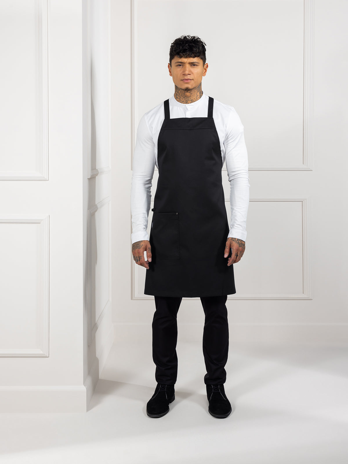 Bib Apron Eden Black Le Nouveau Chef