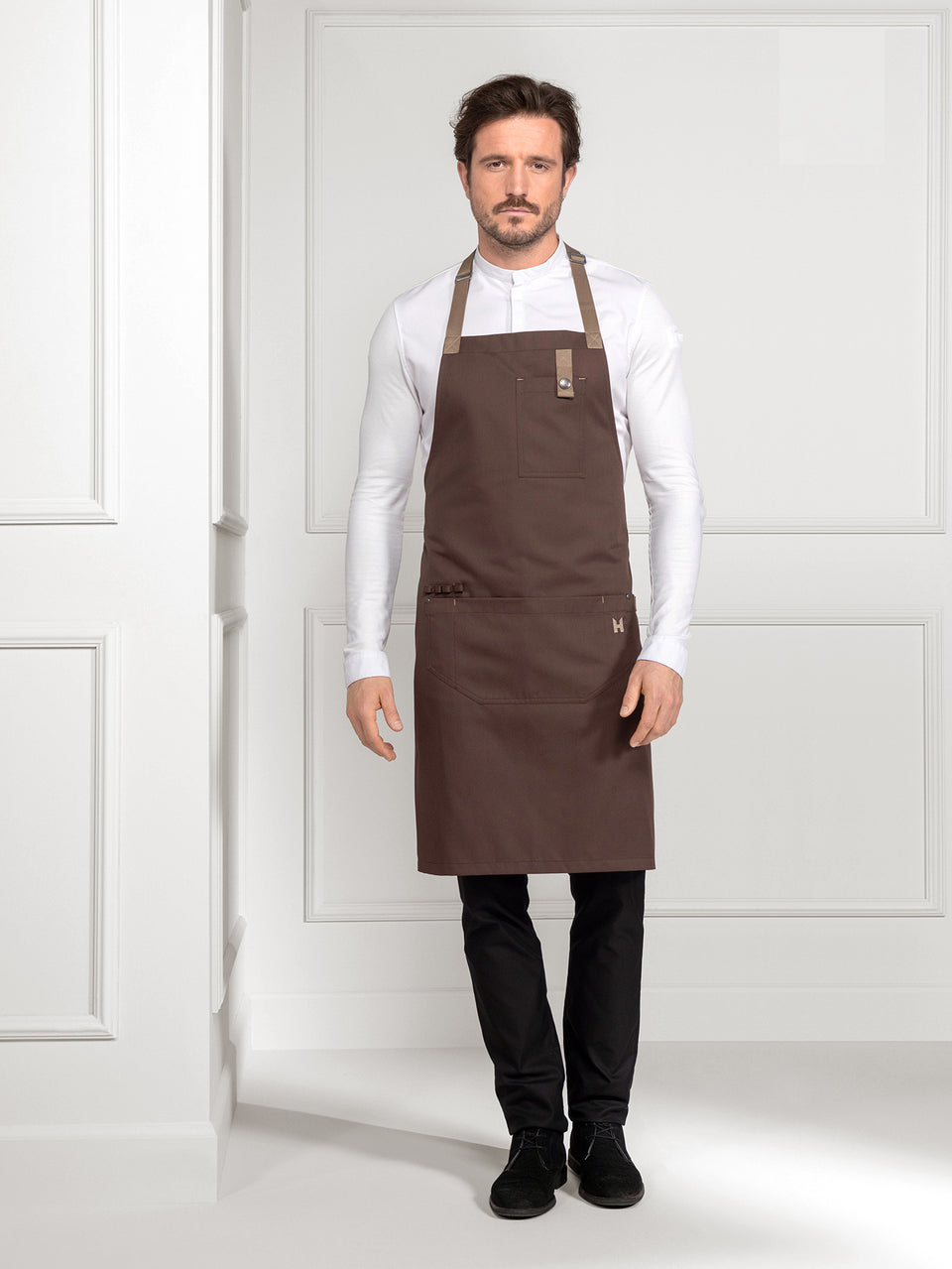 Bib Apron Seattle Pure Choco Le Nouveau Chef