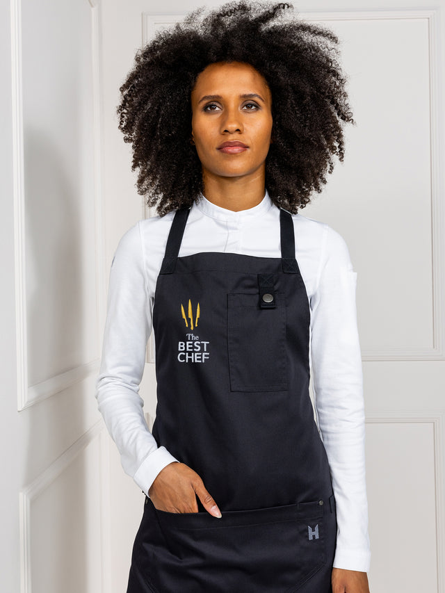 Bib Apron The Best Chef Seattle Black Le Nouveau Chef