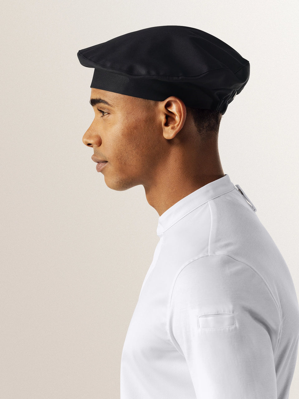 Chef Hat Baret Black Le Nouveau Chef