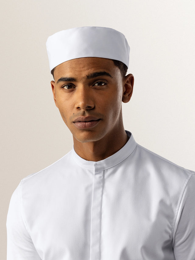 Chef Hat Fez White Le Nouveau Chef