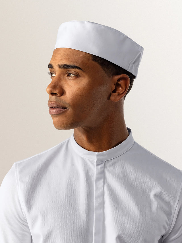 Chef Hat Fez White Le Nouveau Chef