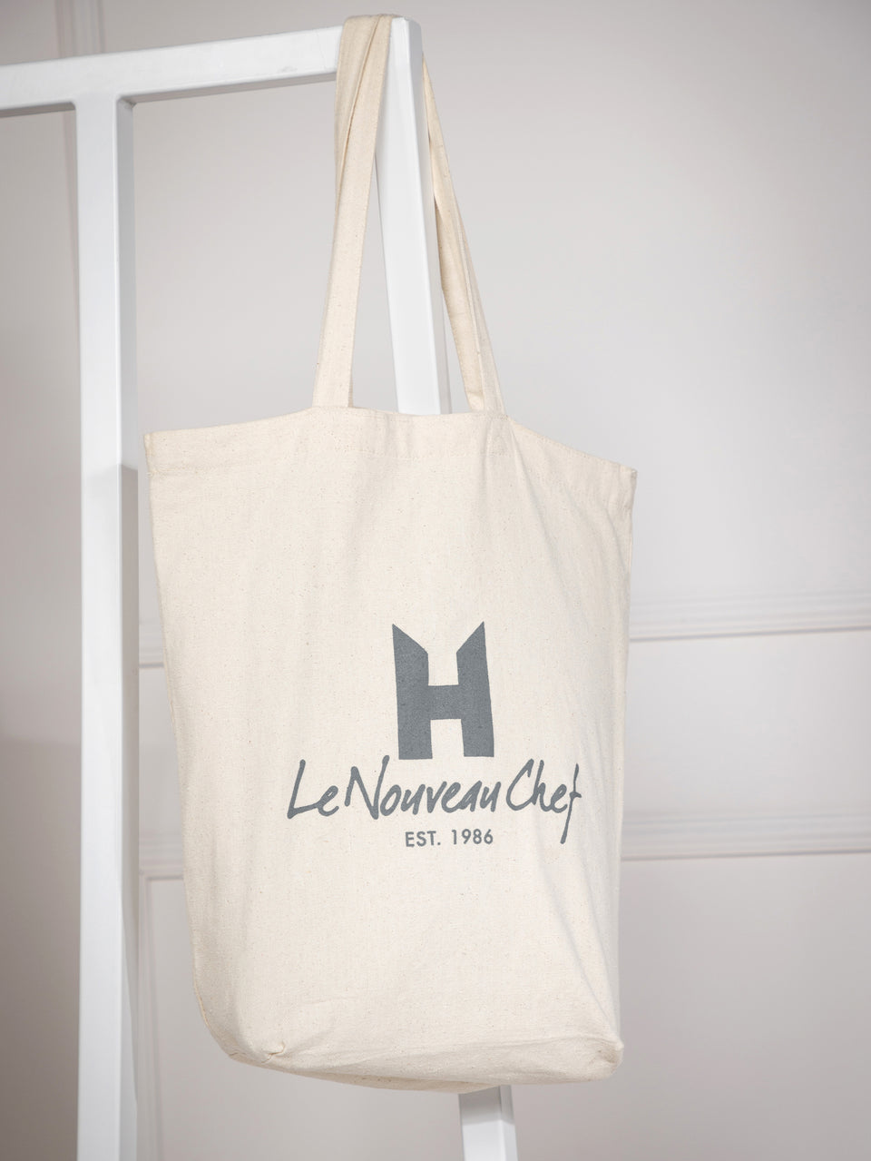 Accessory Canvas Shopper Bag Grey Le Nouveau Chef