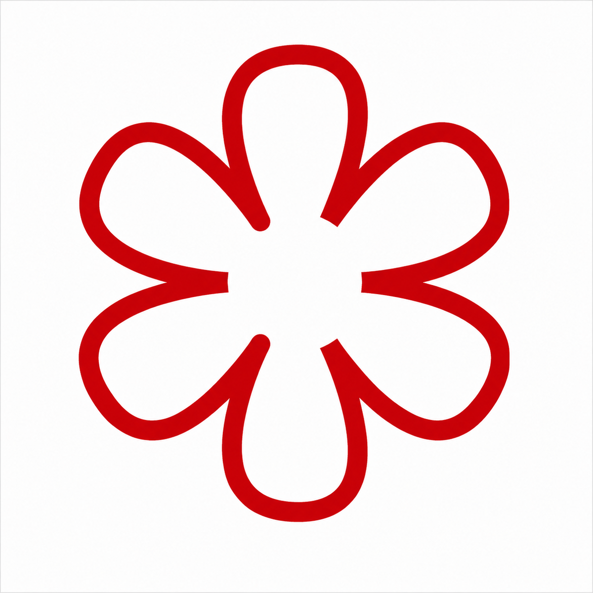 Logo 1 Michelin * Rood - Linkermouw, boven penzak