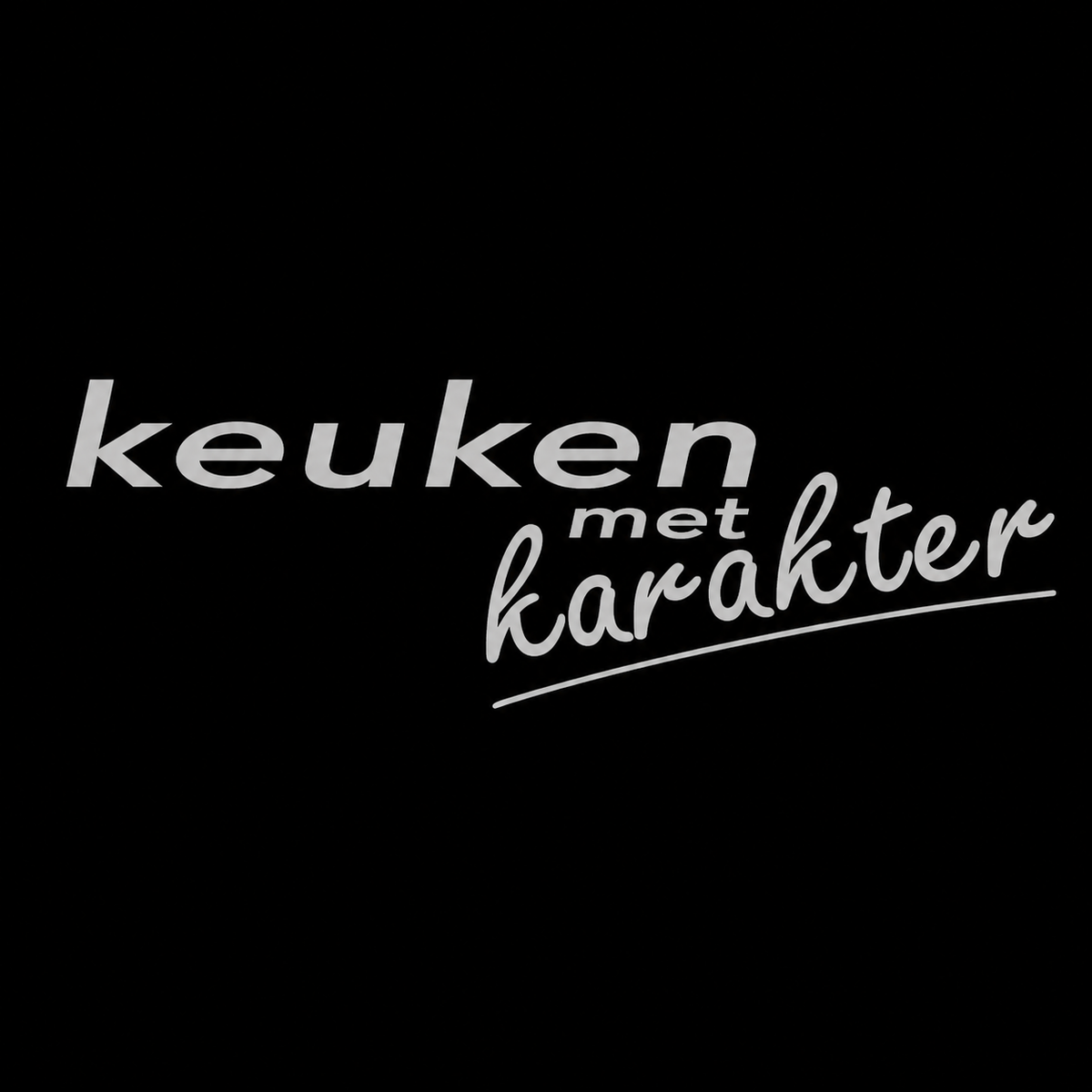 Logo Keuken met Karakter - Linkermouw - M1718 Zilvergrijs